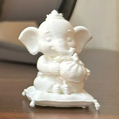 Chibi Ganesha — White PLA