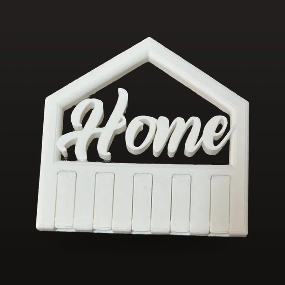 Home Key Holder — White PLA